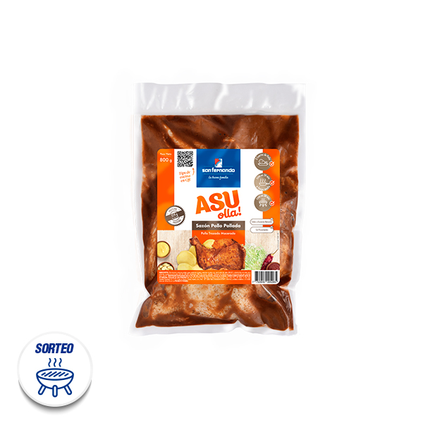 Pollo sazón pollada x 800 Gr.